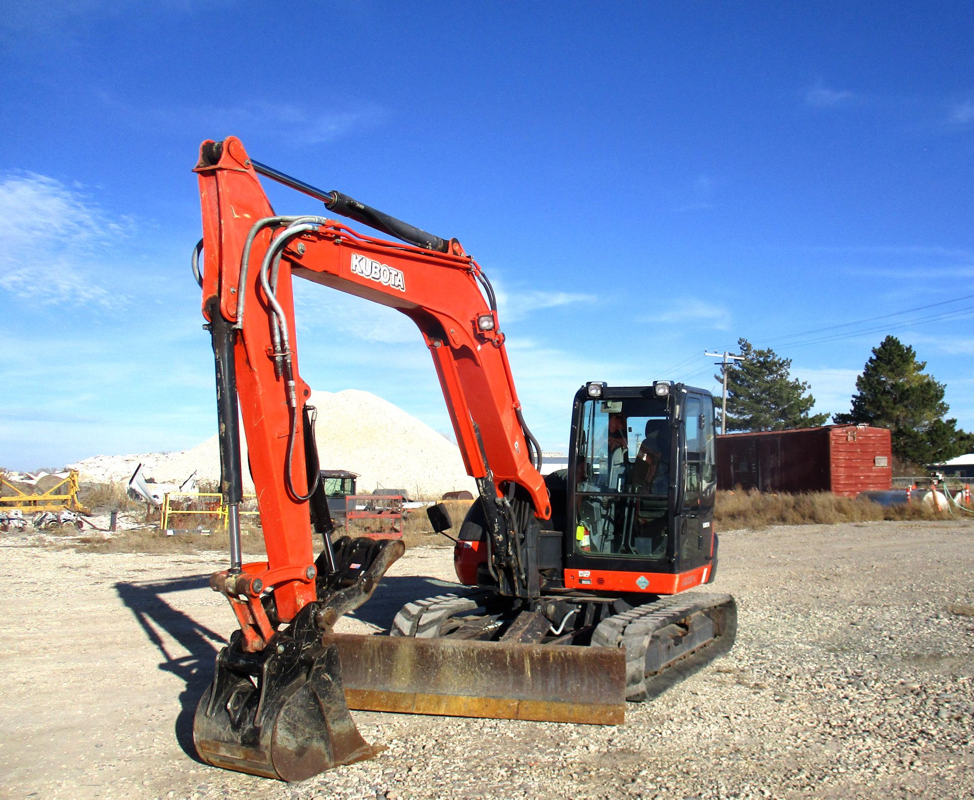 2015 Kubota KX080-4R3A Excavator - Stock 11220 - David Steed Company