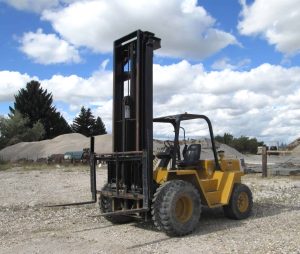 1987 Caterpillar R80T Forklift - Rough Terrain - Stock 10378
